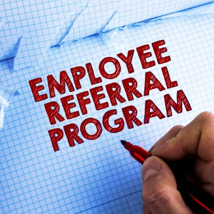 Employee referral recruitment program