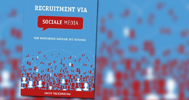 Omslag van het boek "Recruitment via sociale media" van Jacco Valkenburg