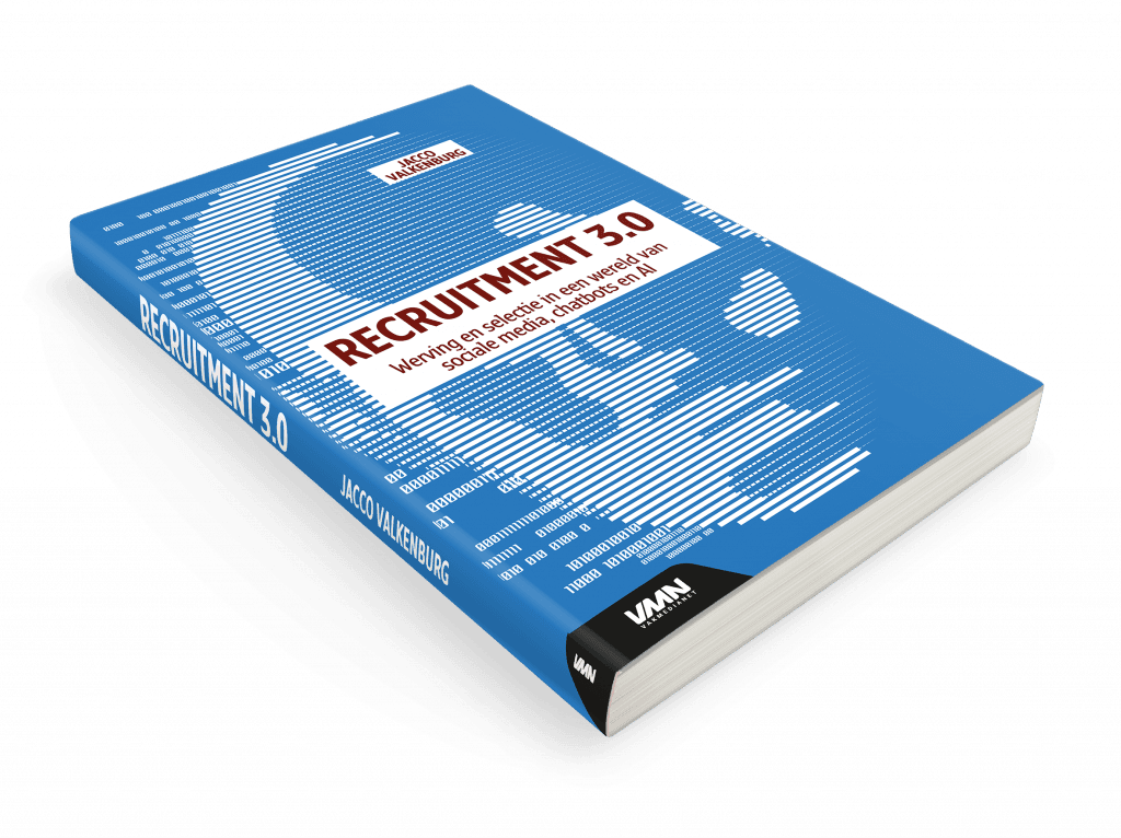 3D omslag van het boek "Recruitment 3.0"