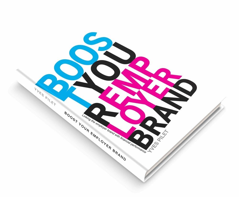 Boek Boost Your Employer Brand 3D 3D omslag van boek Boost Your Employer Brand