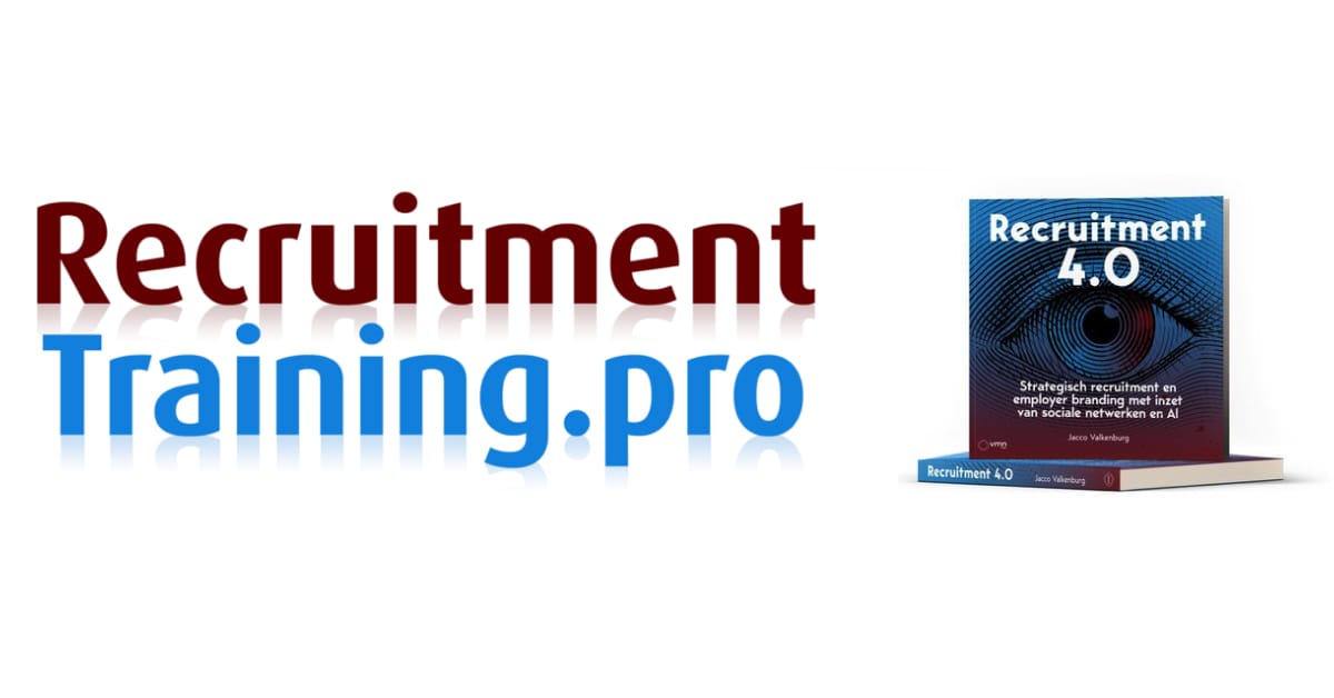 recruitmenttrainingpro logo plus boek Recruitment 4.0 in beeld