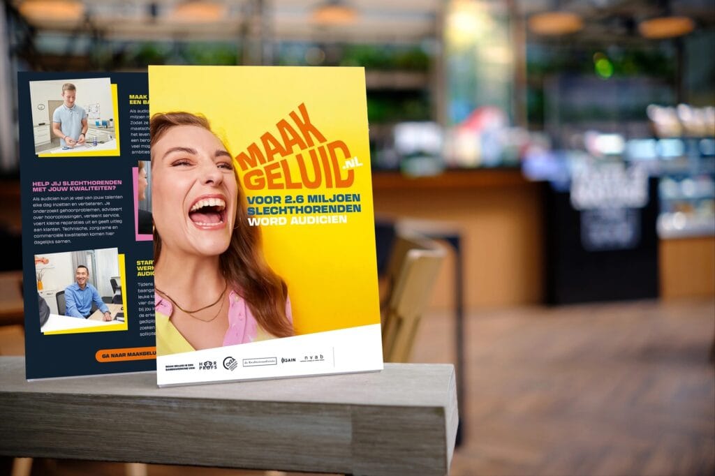 Employer Value Proposition campagne "Maak Geluid" met EVP-toolkit voor audiciens