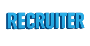 Recruiter (Tekstafbeelding)