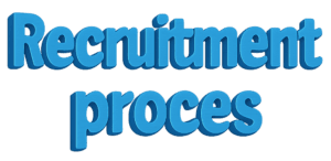 Recruitment proces (tekst-afbeelding)