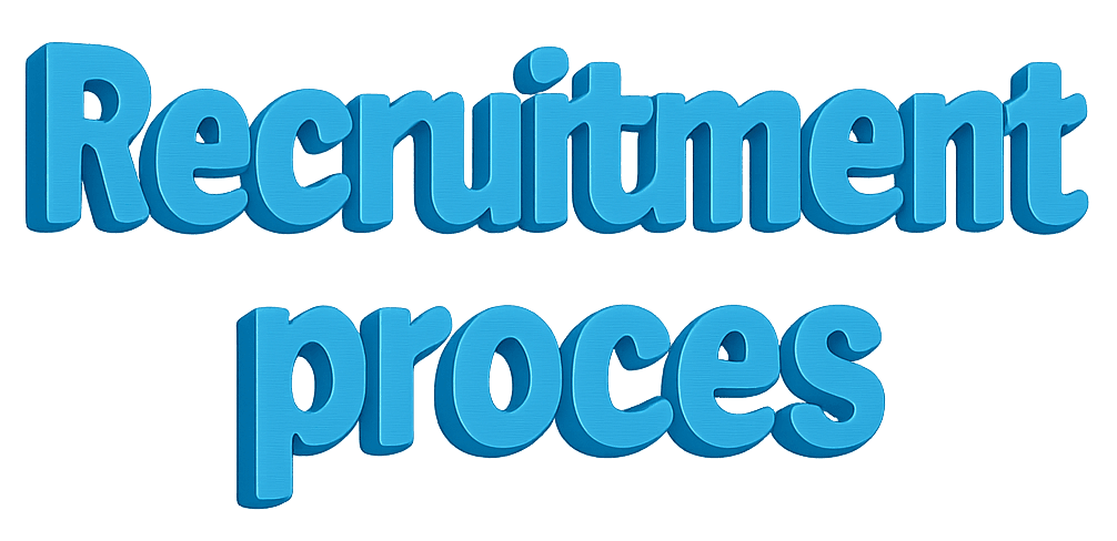 Recruitment proces (tekst-afbeelding)